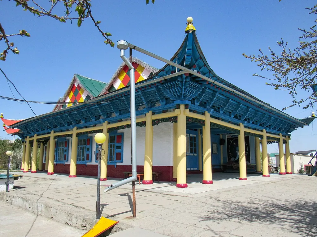 Дунганская мечеть в городе Каракол