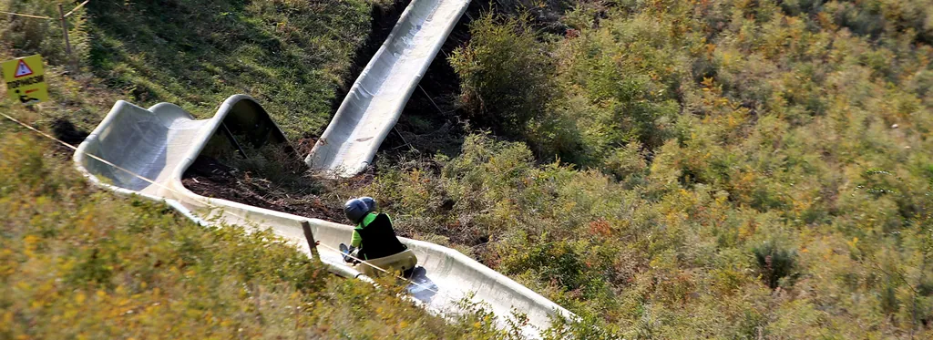Rodelbahn at Orlovka Resort in Kyrgyzstan